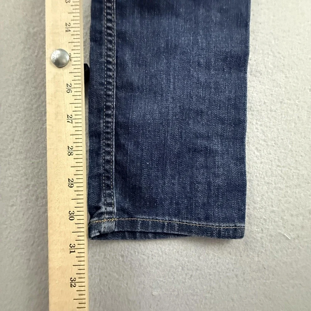 Hudson Skinny Jeans Women‎ 26 Blue Denim Stretch Mid Rise Flap Pocket Y2K